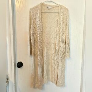 Light crocheted look shrug